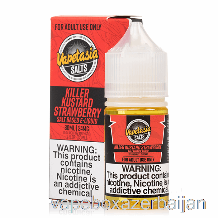 Vape Baku Killer Kustard STRAWBERRY - Vapetasia Salts - 30mL 48mg